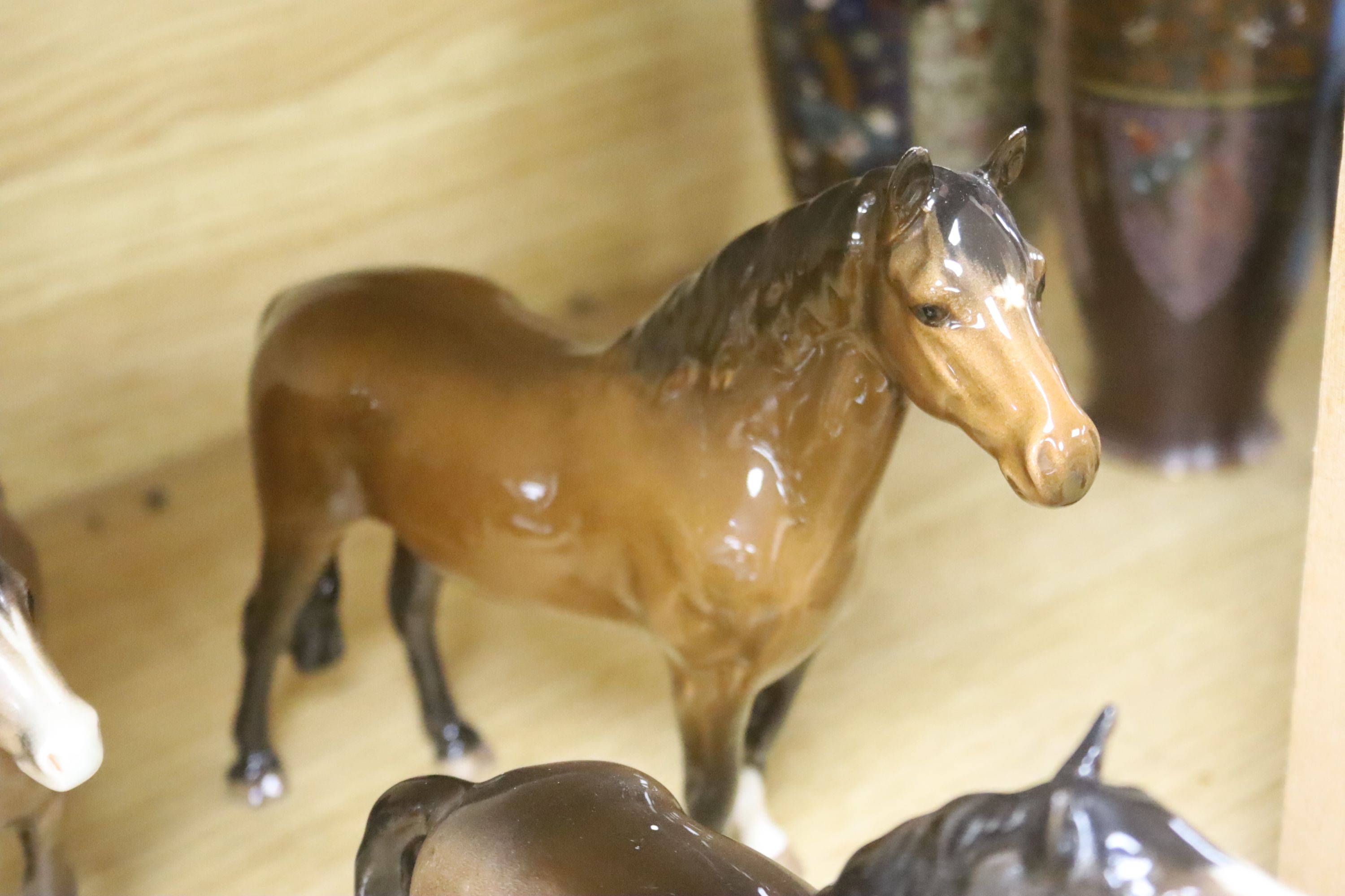 Eight various Beswick horses